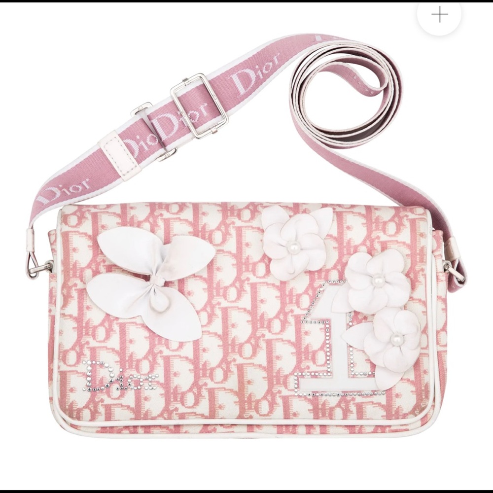 2003 Christian Dior Girly Diorissimo Crossbody bag Barbiecore Ballerina